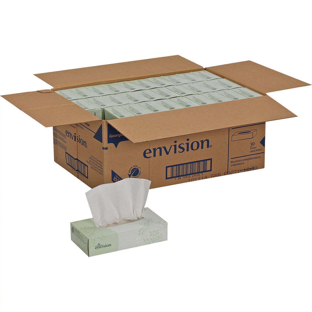 White 2-Ply Facial Tissue T104180