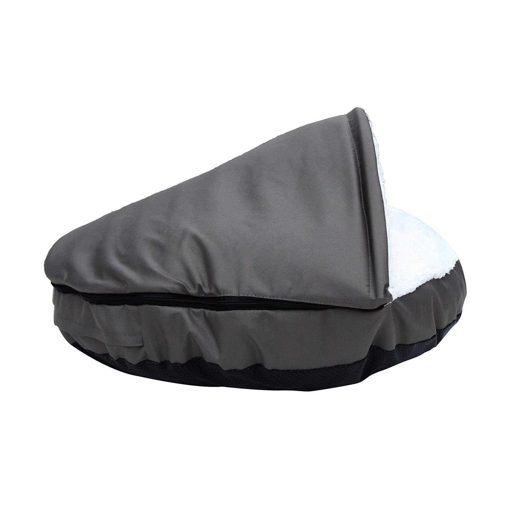 Oxford Sherpa Pet Cave and Round Pet Bed N931