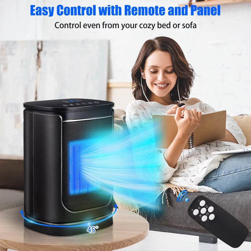 2in1 Portable Air Cool&Heat Fan I359