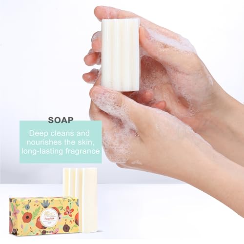Hand Lotion Body Cream Foot Cream Soap Scented Candle Gift Set H497