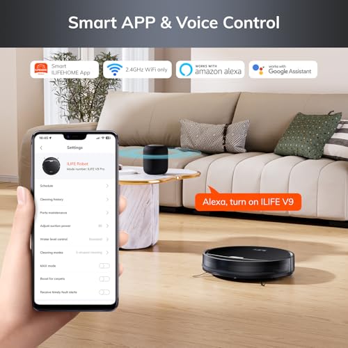 Robot Vacuum Cleaner, Tangle-Free Suction, 120 Mins Runtime, Self-Charging X912