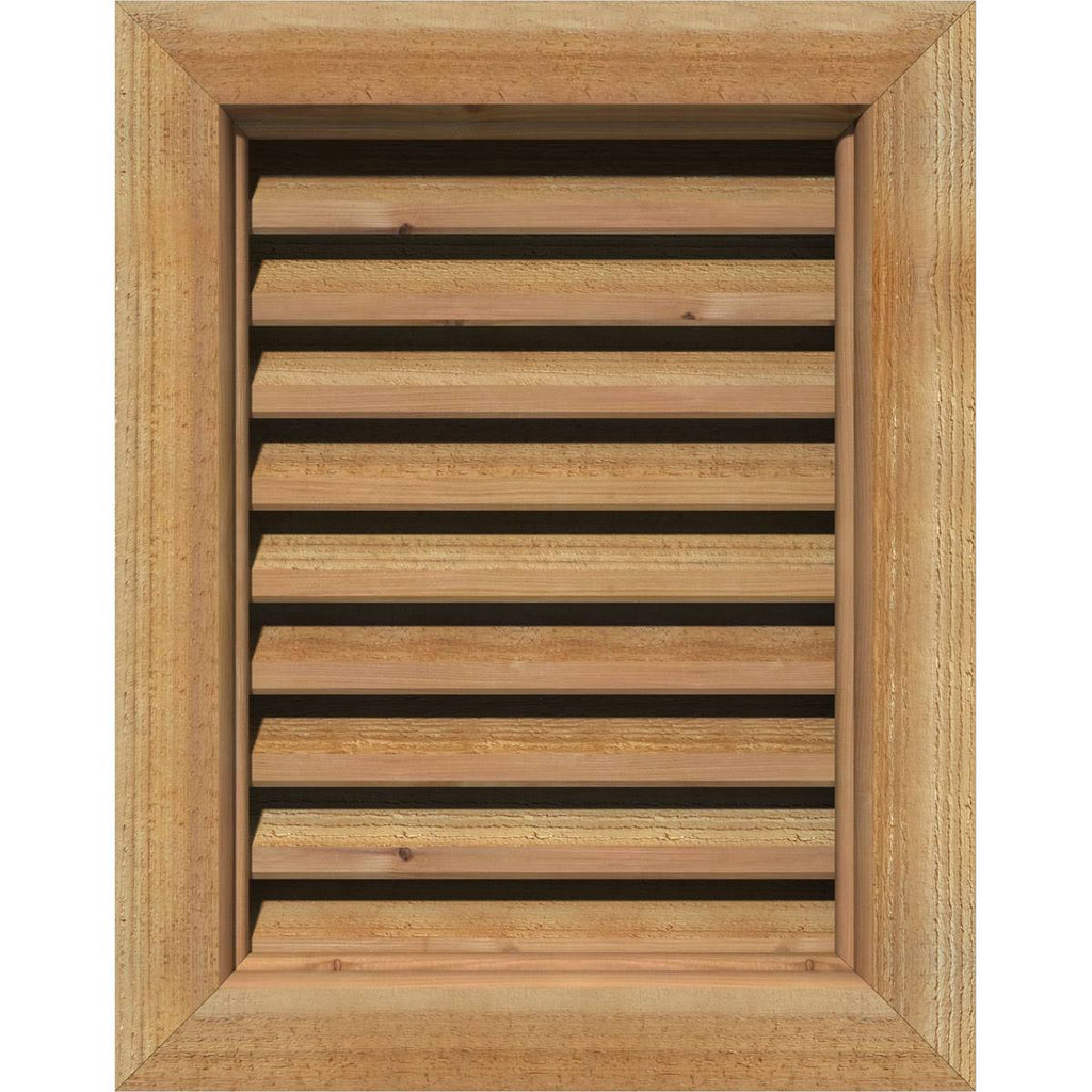 Unfinished Functional Vertical Gable Vent D350