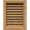 Unfinished Functional Vertical Gable Vent D350