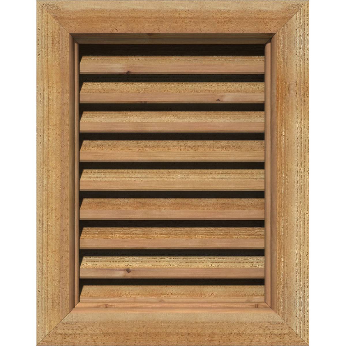 Unfinished Functional Vertical Gable Vent D350