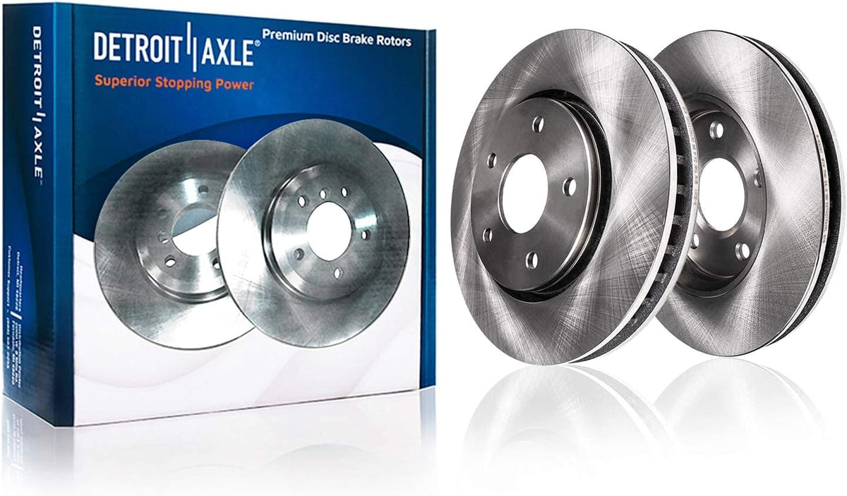10.83 275mm Front and Rear Disc Brake Rotors with Brake Pads 10pc Set R2621