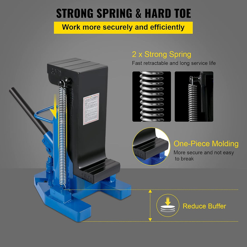15 Ton Hydraulic Toe Jack A152