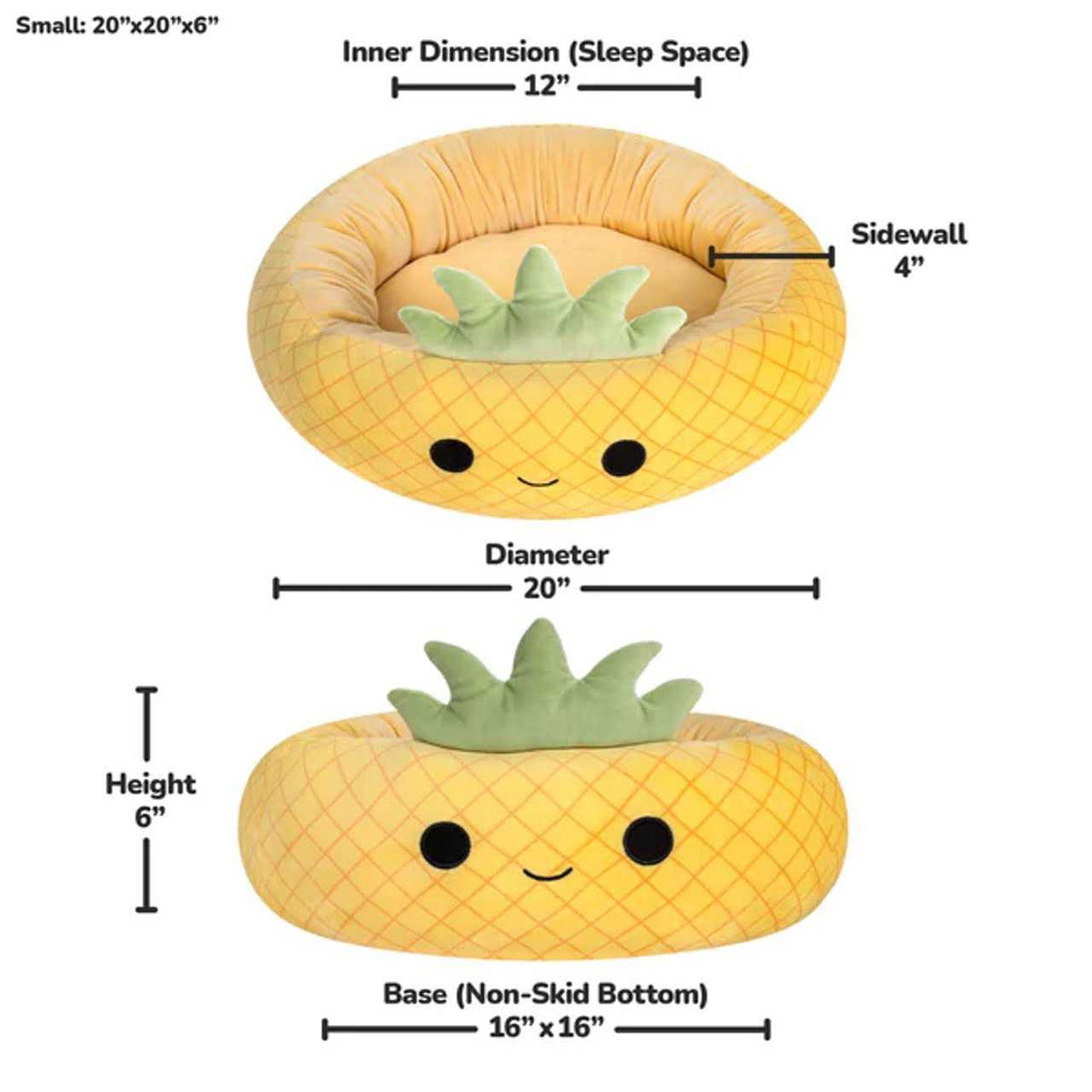 Pineapple Pet Bed R1155