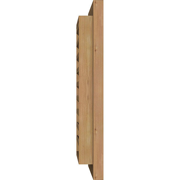 Unfinished Functional Vertical Gable Vent D350
