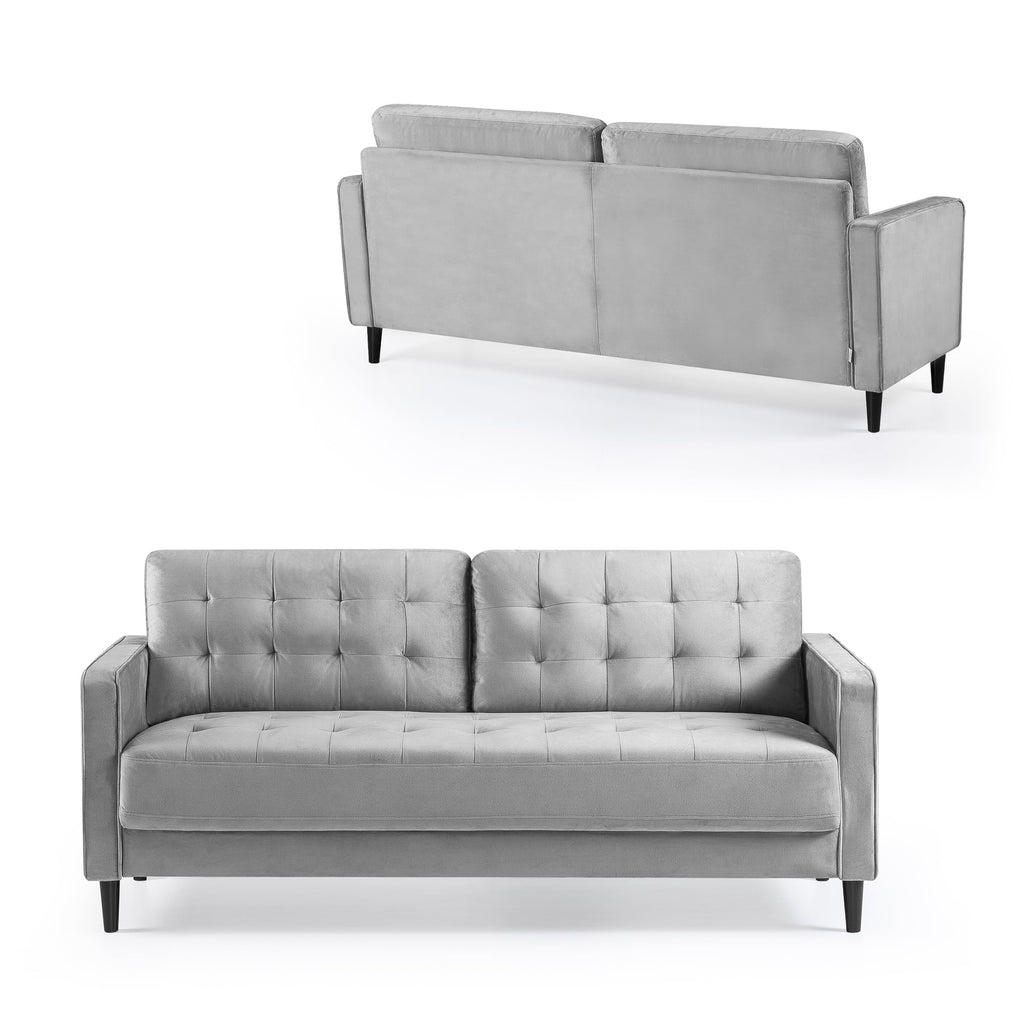 Navy Velvet Sofa Couch Y9016