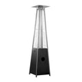 Glass Tube Patio Heater Matte Black O363446