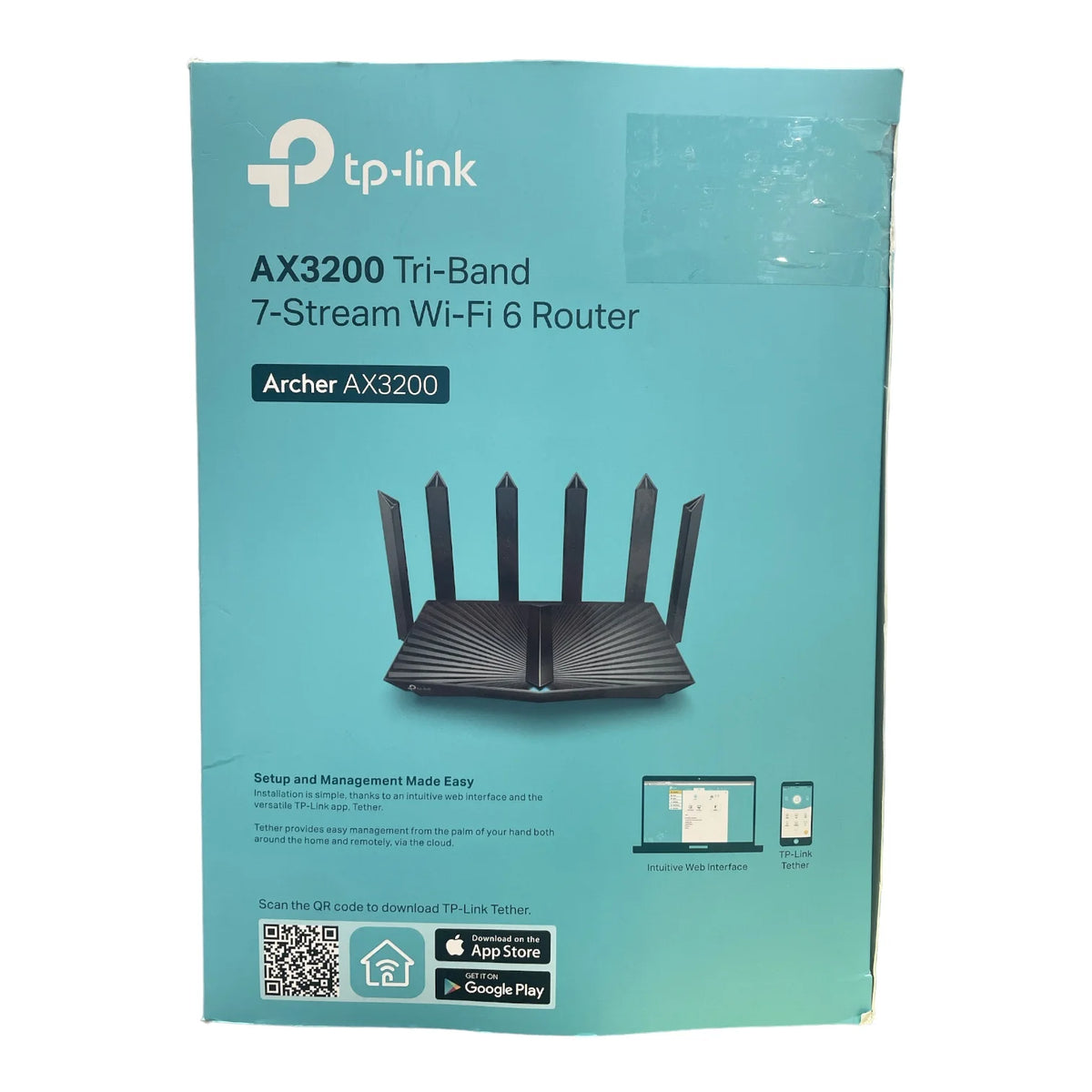 WiFi 6 Dual Band Gigabit Wireless Router W896490