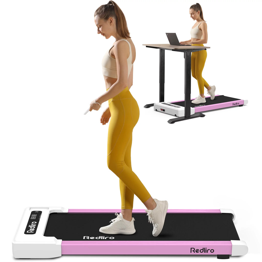 White 2.25HP Walking Pad Treadmill Q8063