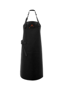 Black Leather Grill Apron X23090