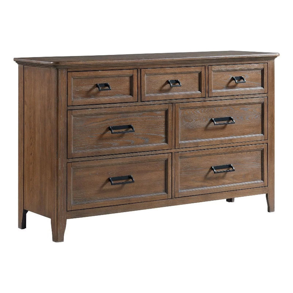 7 Drawer Wood Dresser G461