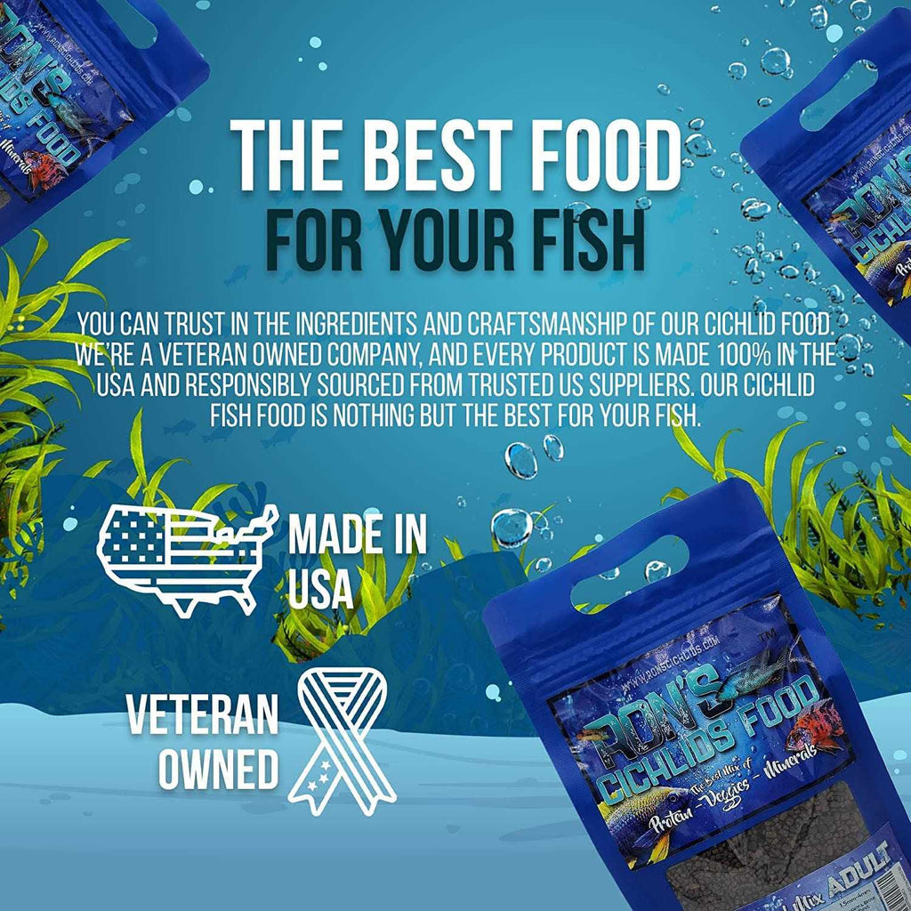 Fish Food for African Cichlids Tetras Tropical Fish W577