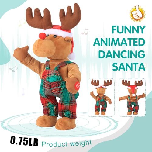 Animated Musical Plush Santa Claus Doll V77432