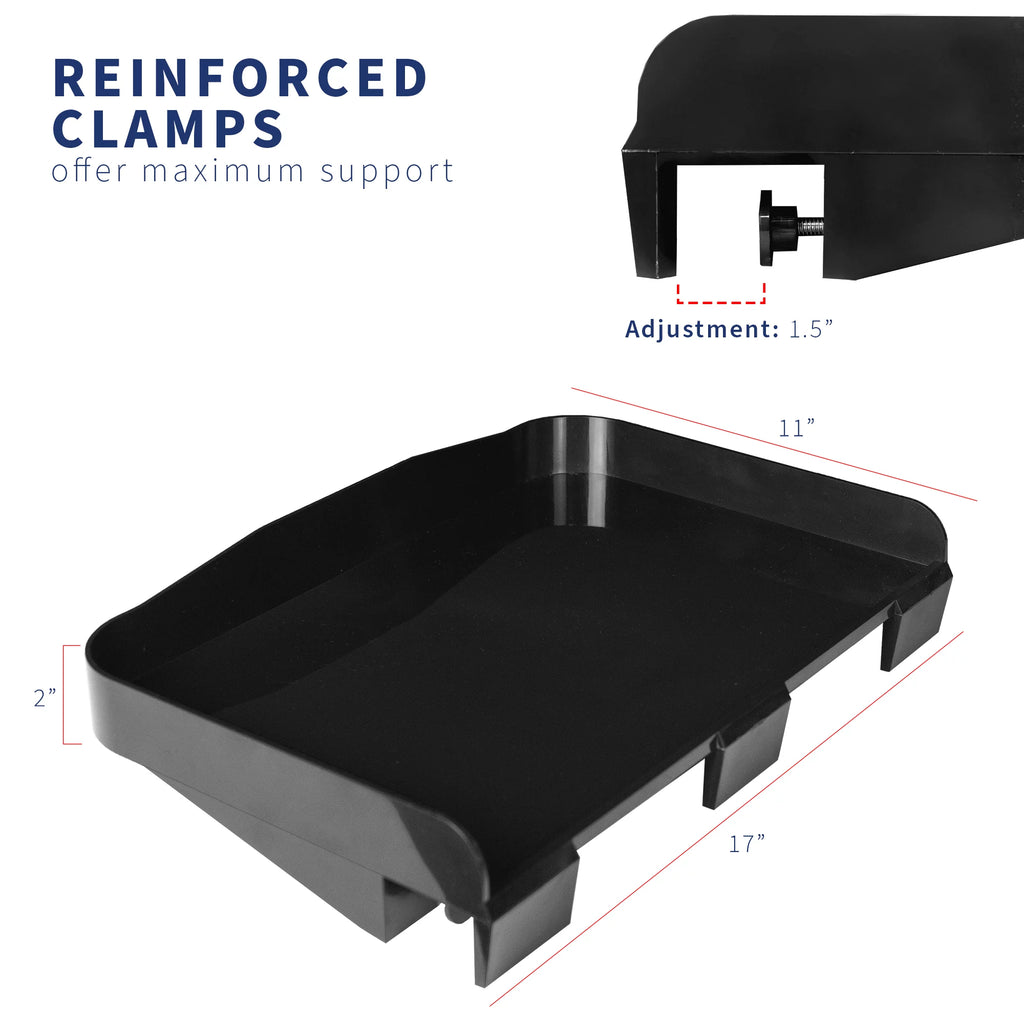 Black Bedside Nightstand Shelf V422
