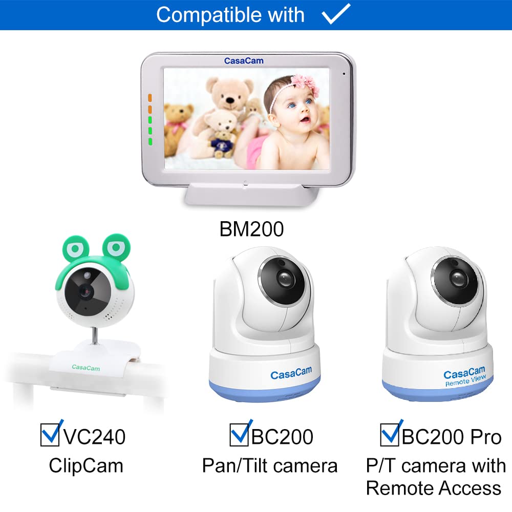 Video Baby Monitor with 5 Touchscreen and Pan & Tilt Camera C5345