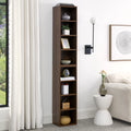 8-Tier Media Tower Rack with Adjustable Shelves Q2970