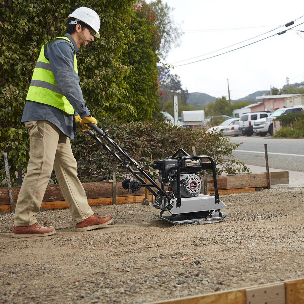 7 HP Plate Compactor with Wheel Kit T3055