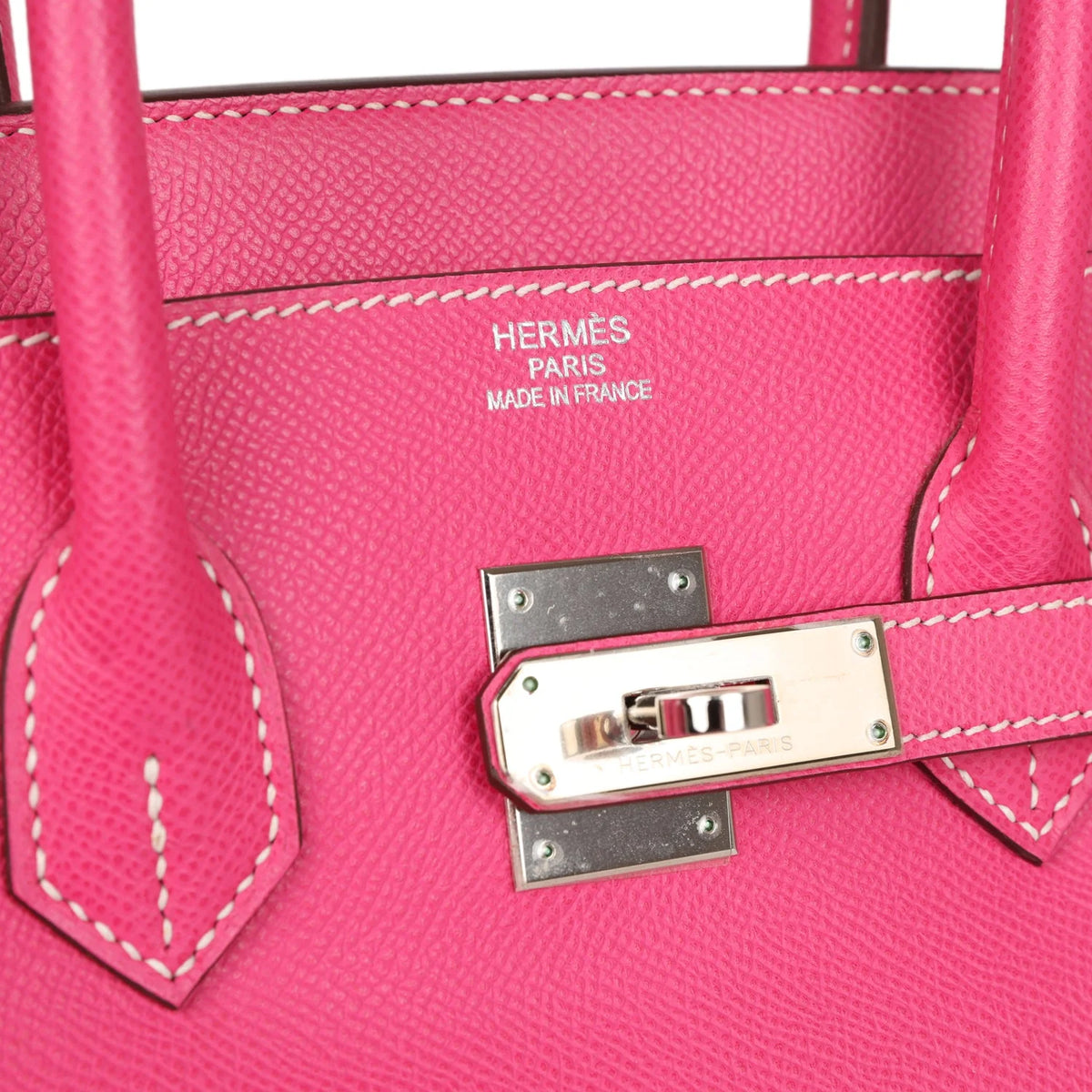 Pre-owned Rose Tyrien Epsom Leather Handbag C9753