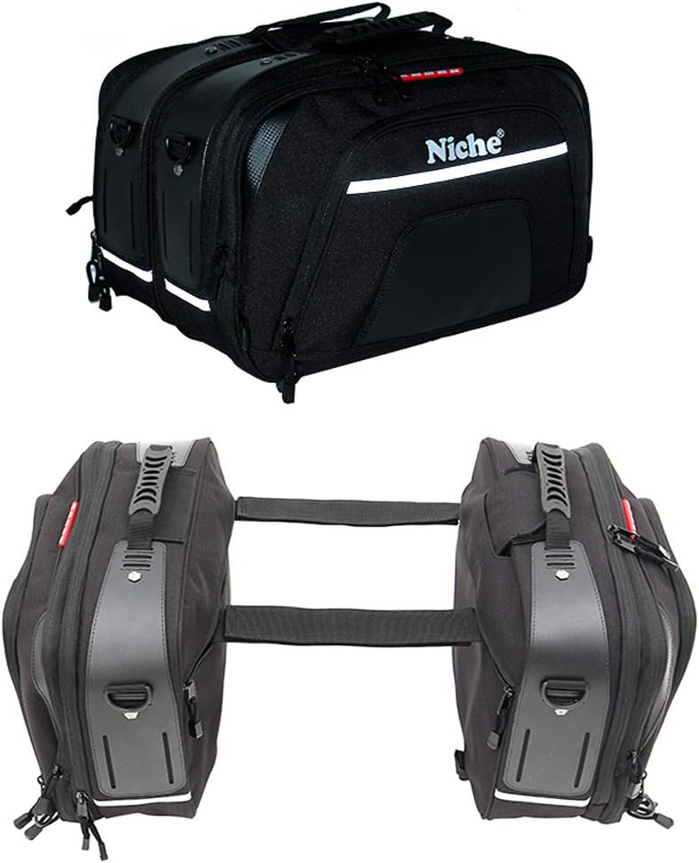 Motorcycle Saddlebags with Universal Mounting System T10674