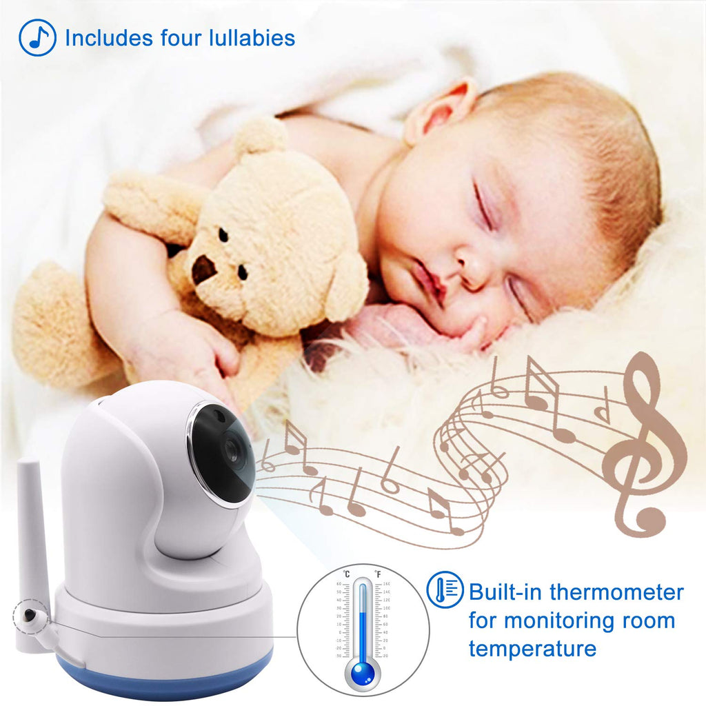 Video Baby Monitor with 5 Touchscreen and Pan & Tilt Camera C5345