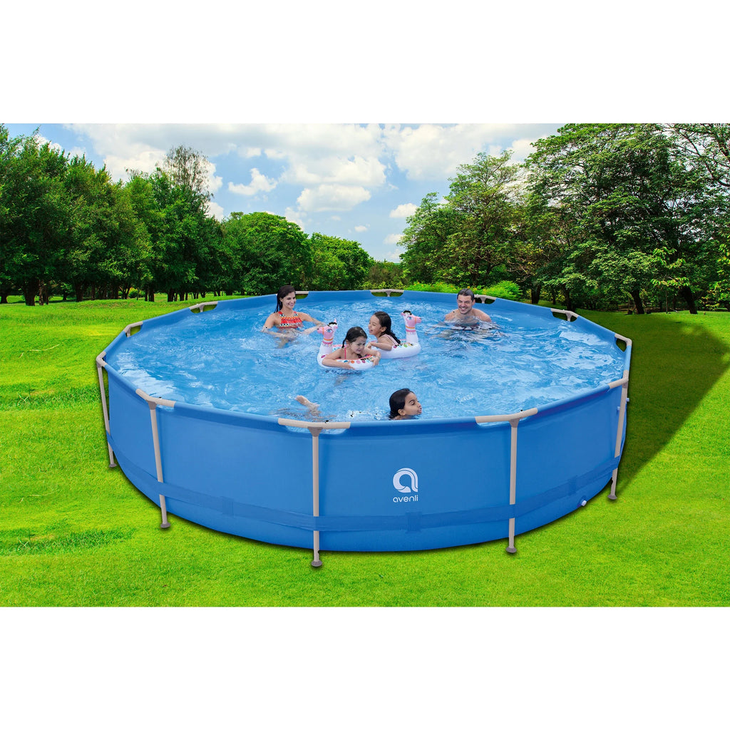 15 Foot x 36 Inch Steel Frame Above Ground Swimming Pool N4277