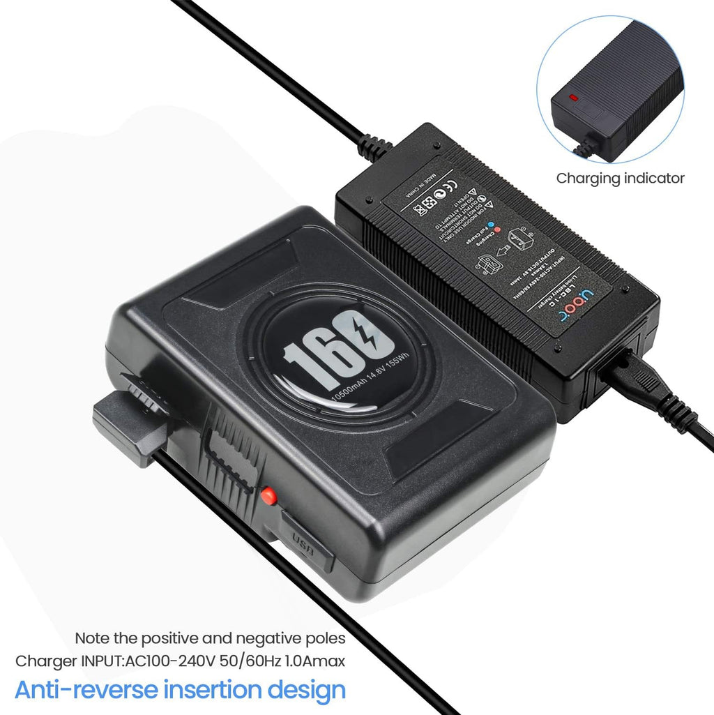 10500mAh Gold Mount Battery with D-tap Charger and Cable R644244