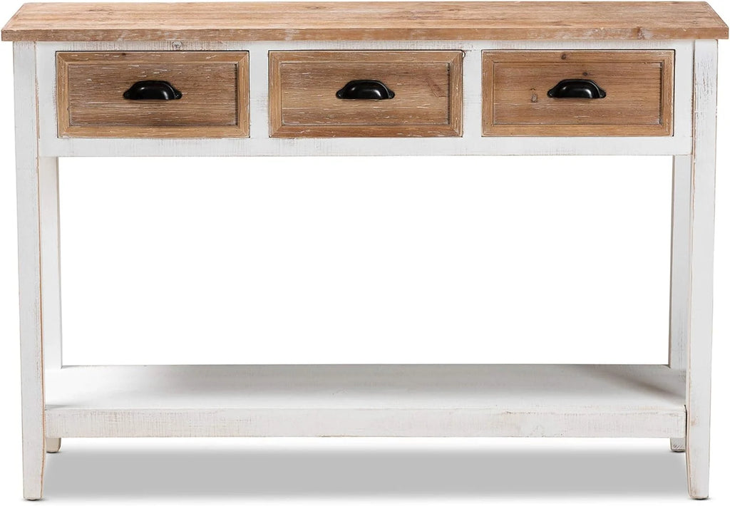 White Oak Console Tables O402767