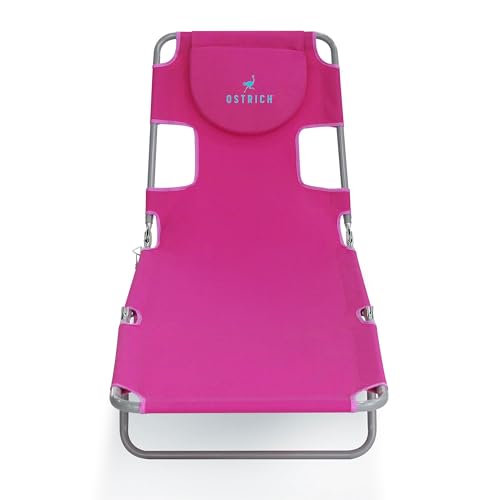 Blue Folding Reclining Outdoor Chaise Lounger A14497
