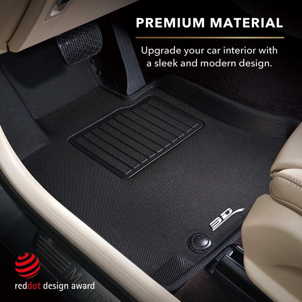 All-Weather Floor Mats Custom Fit Car Floor Liners Black G2715
