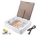 36 Egg Incubator with Temperature Humidity Display Auto Turning LED Candler L896