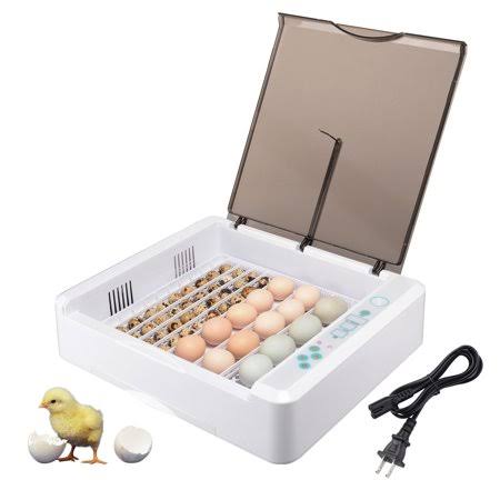 36 Egg Incubator with Temperature Humidity Display Auto Turning LED Candler L896