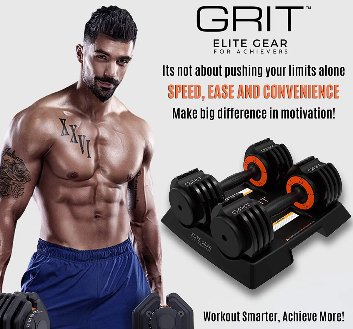 Adjustable Dumbbells Pair 2.5 to 12.5 lb H150766