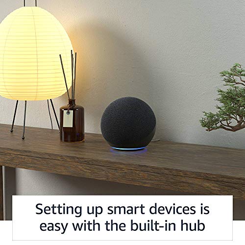 Echo with premium sound, smart home hub, and Alexa, Charcoal H372