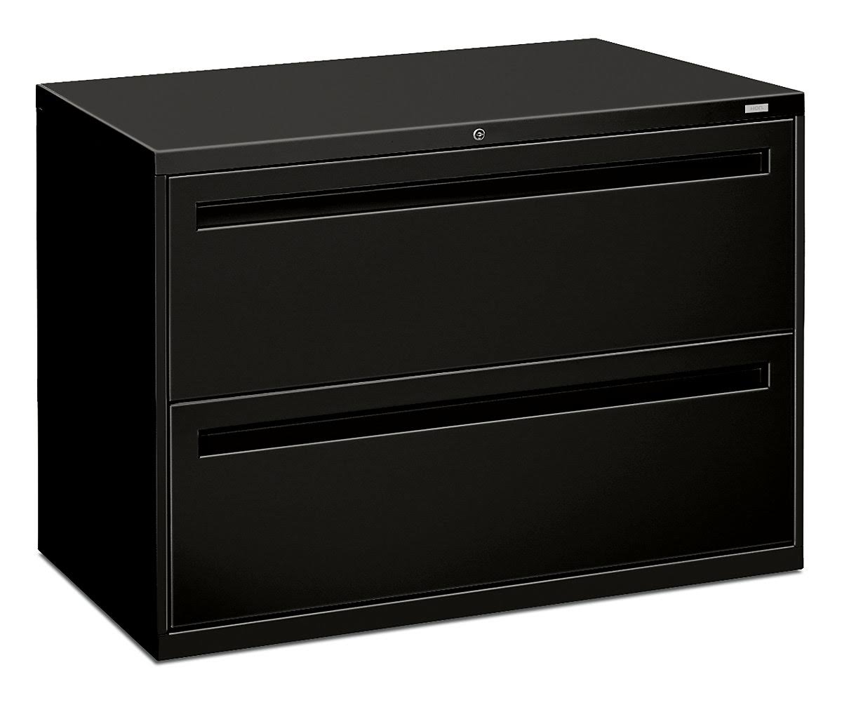 Black 2-Drawer Lateral File T798262