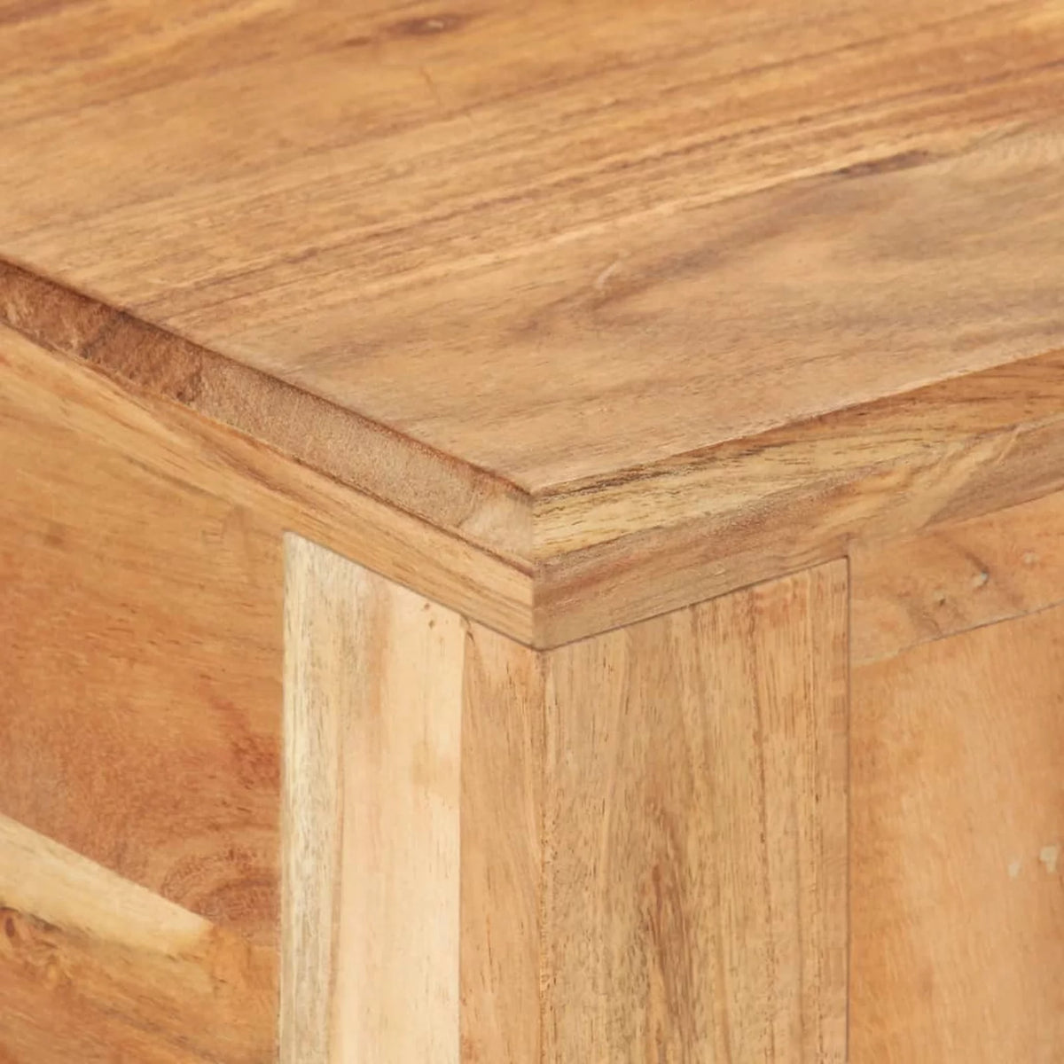 Reclaimed Wood Writing Desk with 2 Storage Drawers E96508
