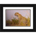Black Ornate Wood Framed Art Print L492