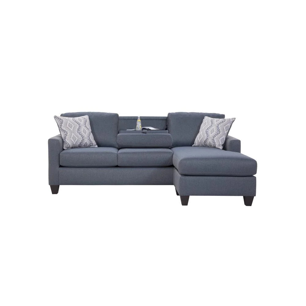 Sofa Chaise with Drop Down Table and USB G321