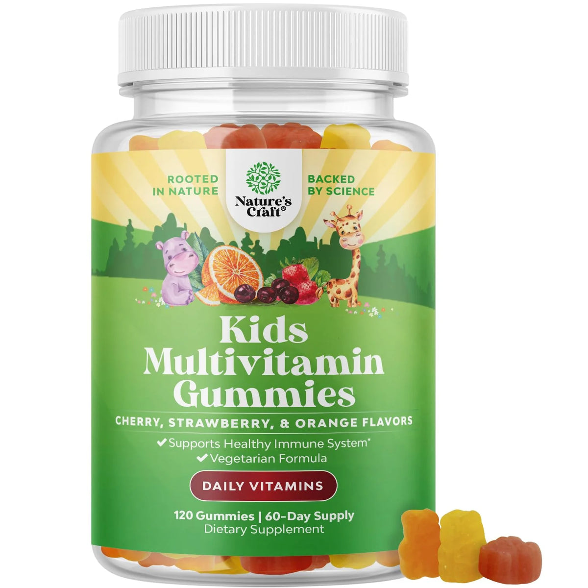 Plant Based Kids Multivitamin Gummies 120ct K768