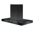 36 In. Convertible Island Mount Range Hood Black Stainless Steel T616730