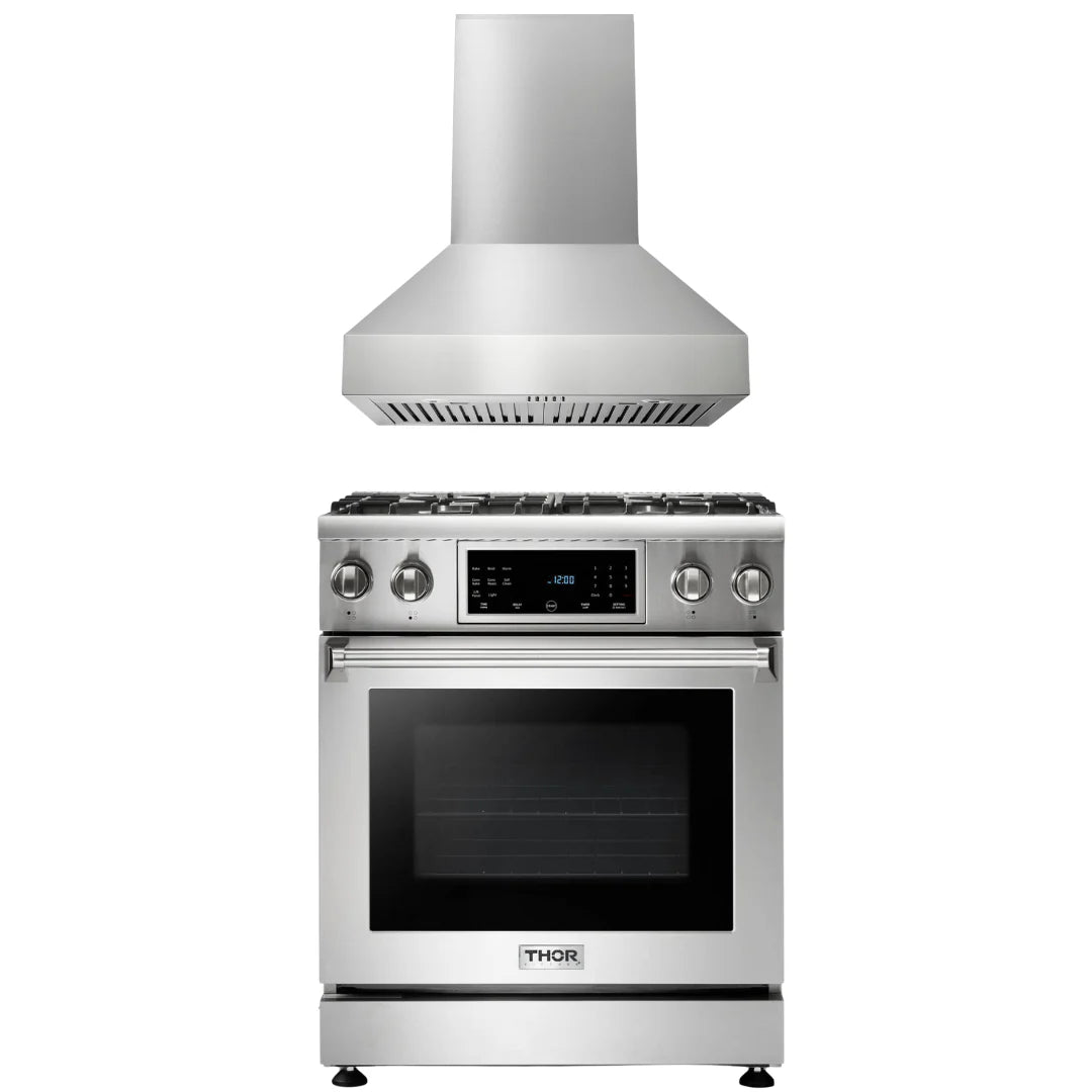 30 Gas Range and Range Hood O53780