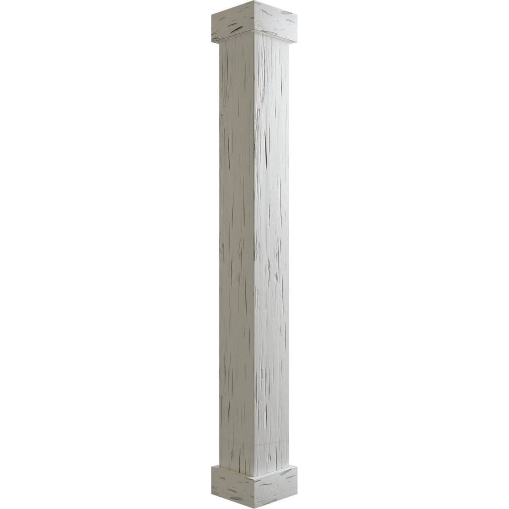 Faux Wood Non-Tapered Square Column Wrap V12098