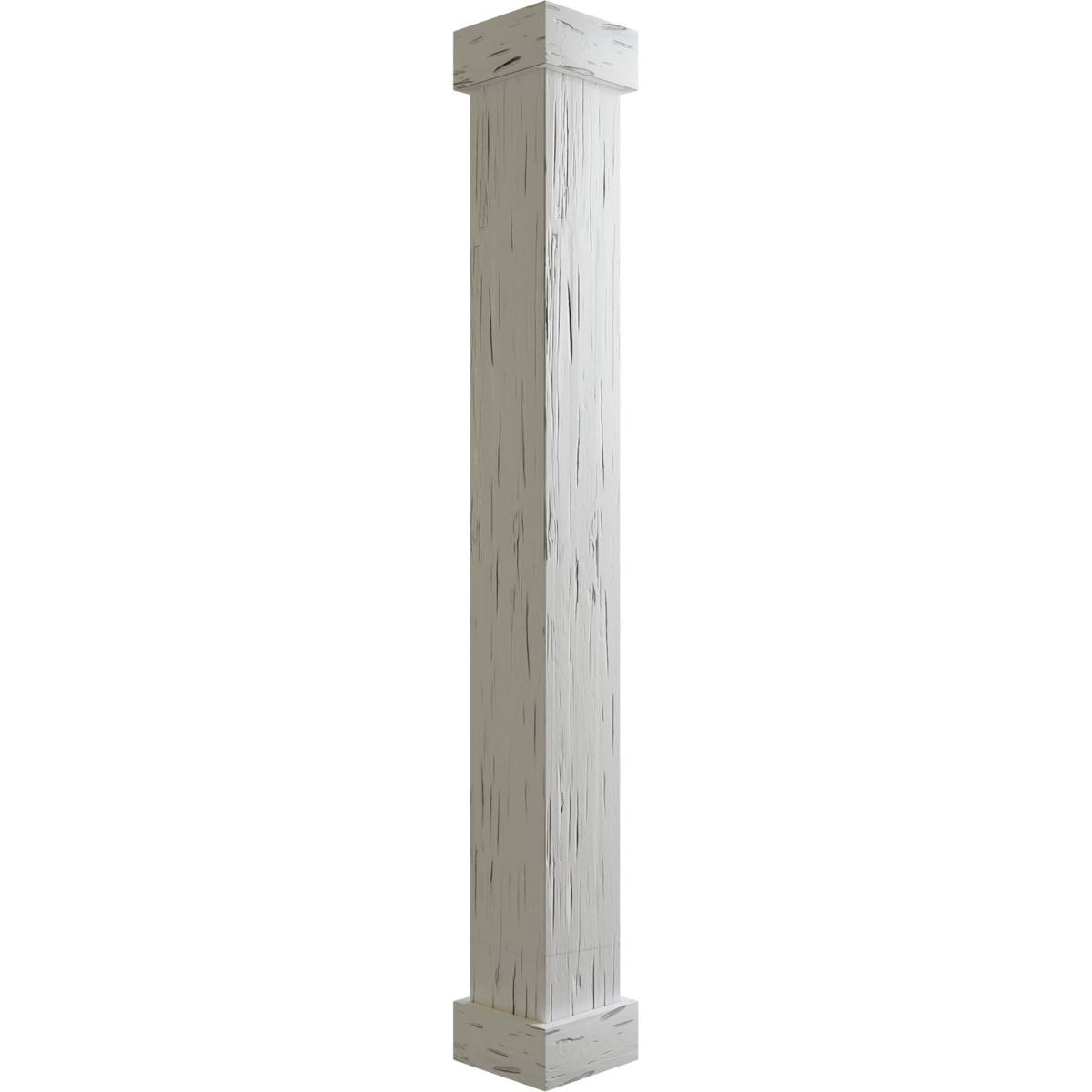 Faux Wood Non-Tapered Square Column Wrap V12098