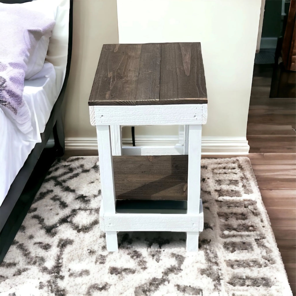 Reclaimed Wood Slim End Table K45571