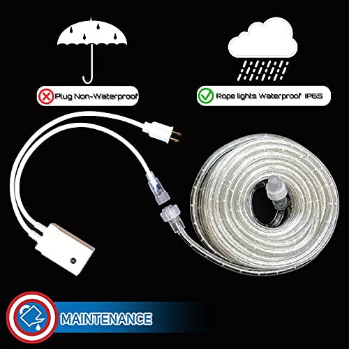 LED Rope Lights with Multifunction Controller 30 Ft E63613