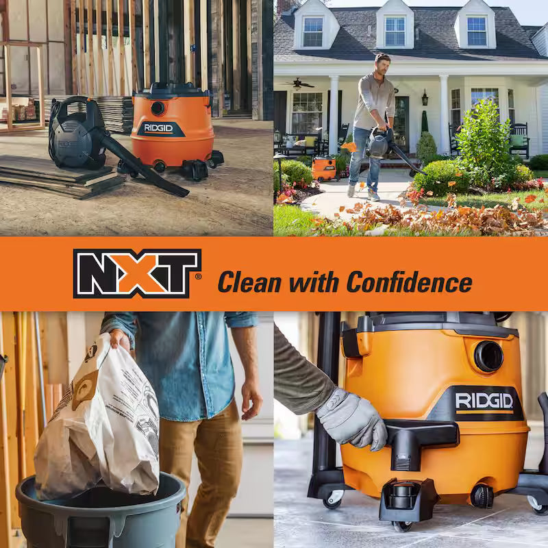 16 Gallon 6.5 Peak HP Wet/Dry Shop Vacuum with Detachable Blower K398