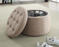 Round Shoe Storage Ottoman F812