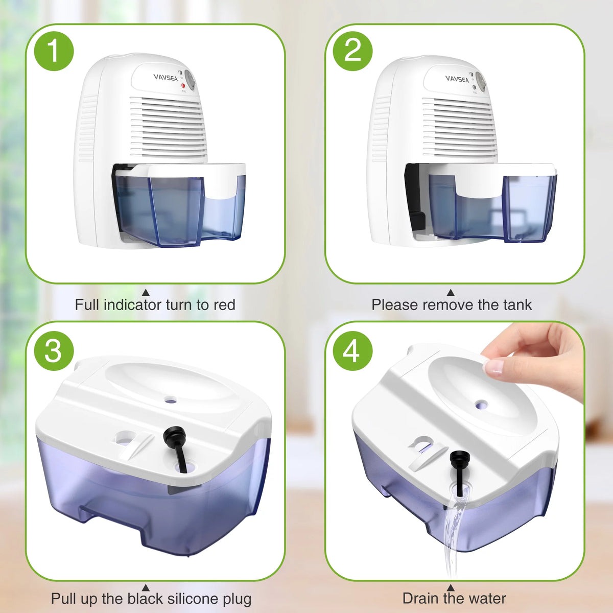 Electric Dehumidifier with Auto Shut off G286